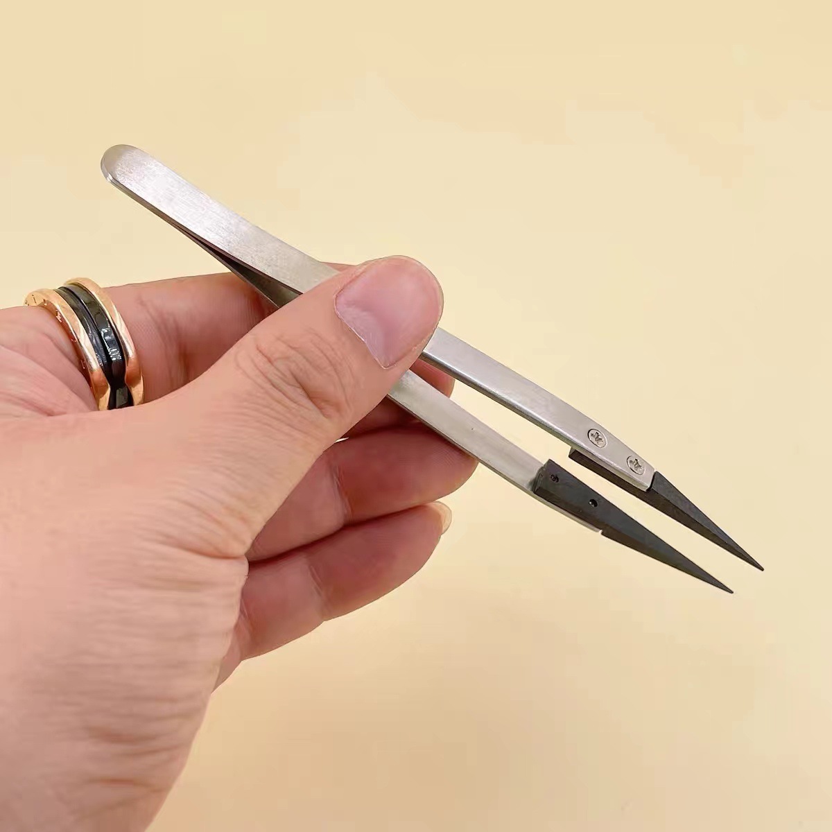 钟表 手表工具 防静电镊子 碳纤头镊子 胶头镊子 维修镊子