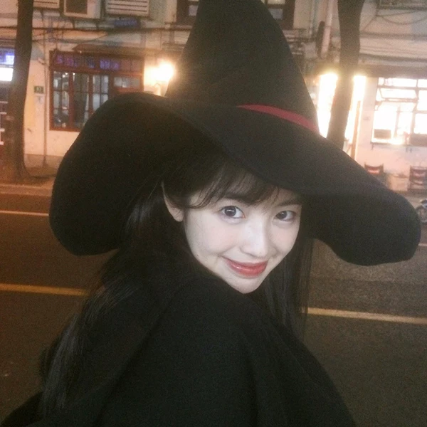 Halloween Cosplay Costume Party Witch Hat Magic Hat Little Witch Witch Hat Wizard Adult Props Decoration