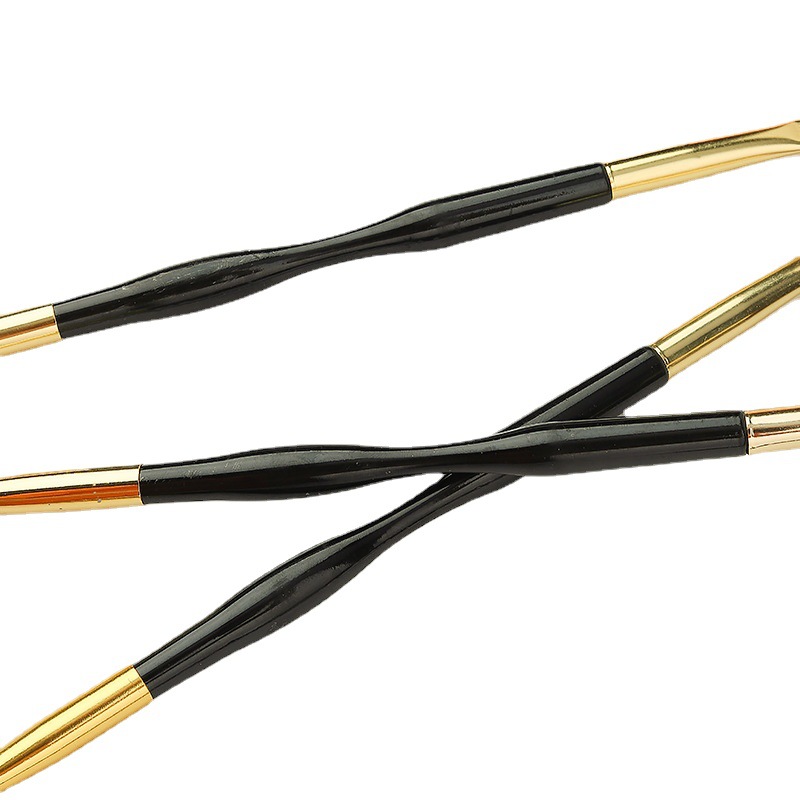 Manicura pincel de dibujo pintado de doble cabeza multifuncional borde de dibujo de uñas gancho pluma tallada gradiente de fototerapia pluma al por mayor