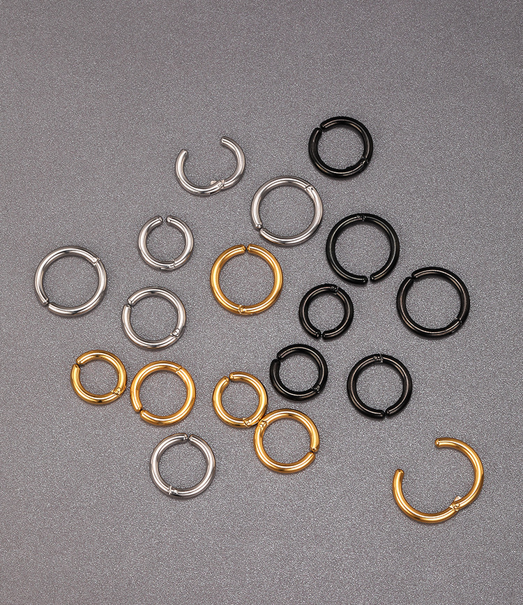 Labret piercing jewelry detail image