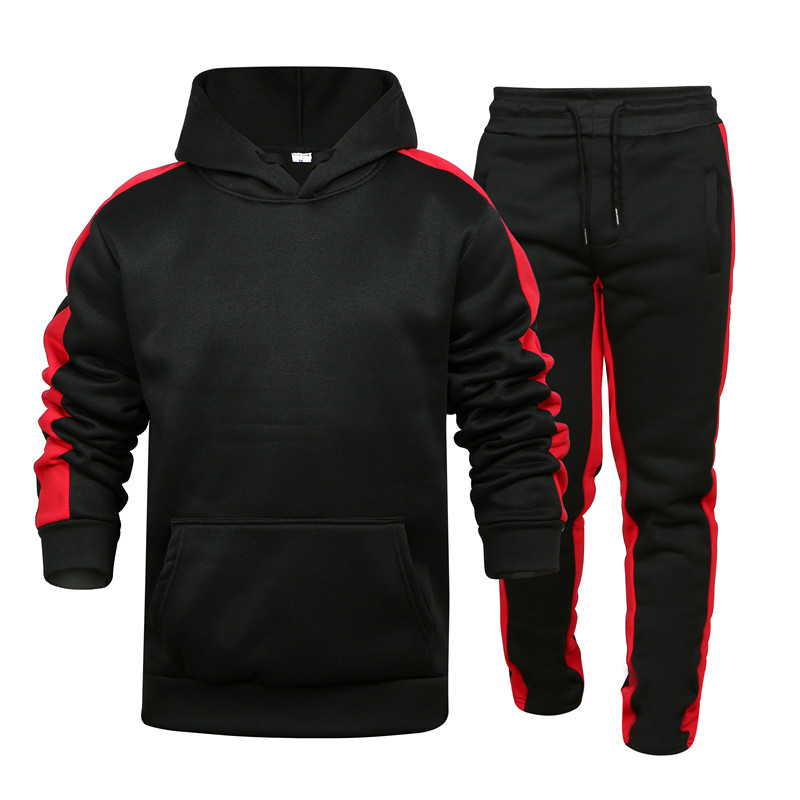 2024 Kleidung Herbst neuer Herrenanzug Modetrend Kapuzenpullover Freizeithosen Set_voghion.com