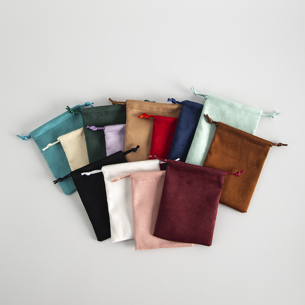 4g Weight Jewelry Packaging Bags Classification 1 Piece Quantity Daily Occasion Solid Color Pattern Simple Style Style 1 Piece Cloth Simple Style Daily Solid Color Jewelry Packaging Bags 2