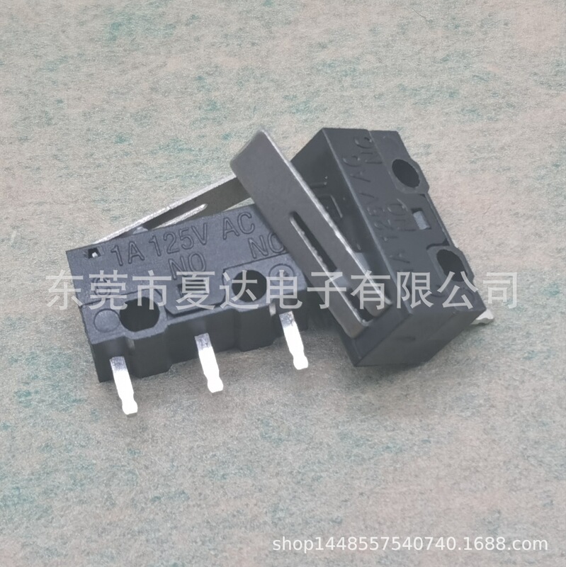 Manufacturer Supplies Mx-1382 Temperature-Resistant Micro Switch Mouse Switch Black Three-Pin Travel Switch Limit Switch