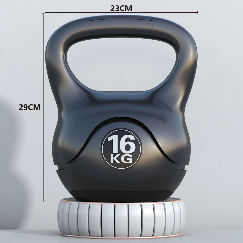 Kettlebell equipo de fitness hogar de los hombres de las mujeres de la olla sólida mancuerna levantamiento de la cadera equipo de sentadillas transfronteriza al por mayor