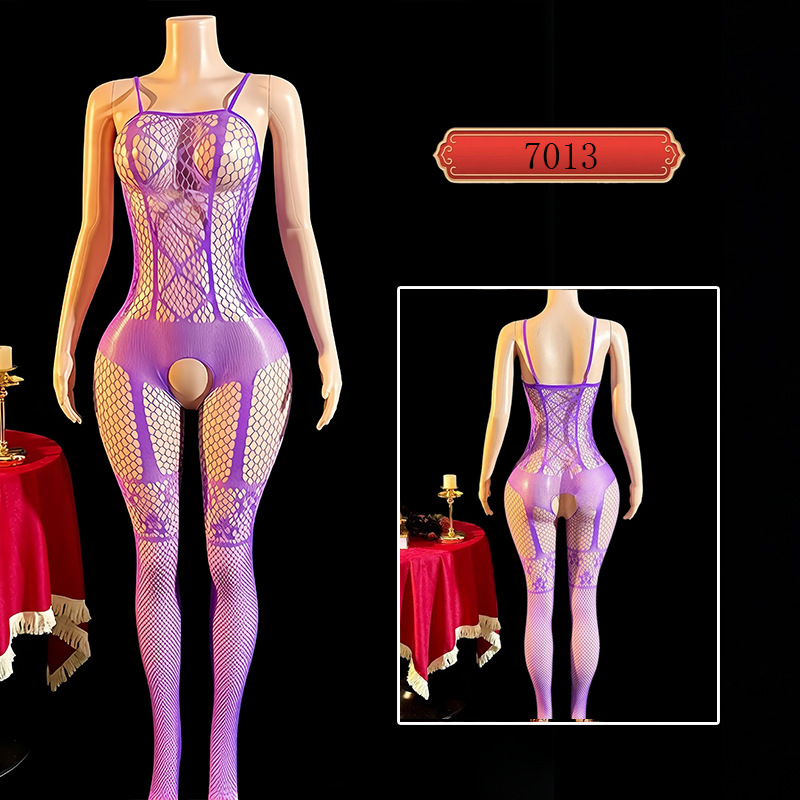 Yue mariposa red ropa interior sexy camiseta transfronteriza europeas y americanas red de pesca elástica coqueteando amor uniforme de cerezo 7013