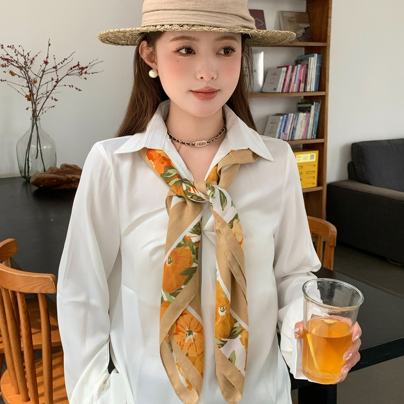 90棉麻油画黑白大方巾女夏季薄款防晒丝巾披肩围巾包头巾妈妈送礼|undefined