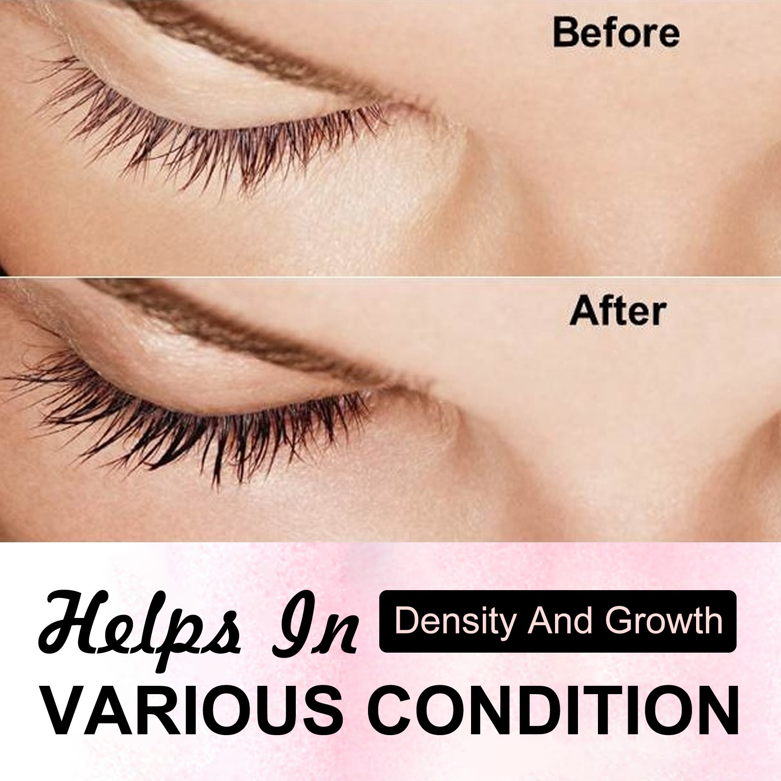 Eyelash care solution gently moisturizes, thickens, elongates eyelas, naturally curling and beautifying_voghion.com