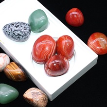 水晶石头儿童抛光玛瑙原石毛料彩色感恩石宝石海洋石滚石大矿石