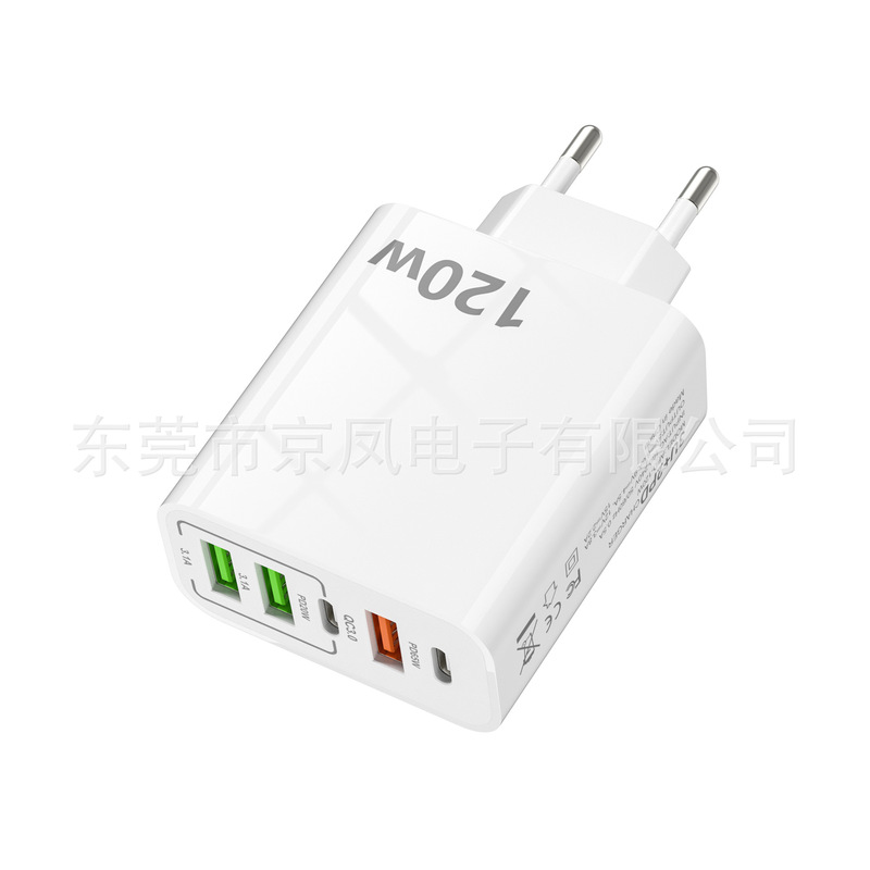 3USB 2PD multi-port charger 120w 48w fast charging is suitable for Apple Android mobile phone European and American gauge charging head 3USB 2PD multi-port charger 120w 48w fast charging is suitable for Apple Android mobile phone European and American gauge charging head
