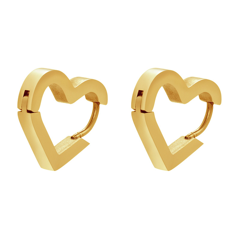 Fashion Geometric 304 Stainless Steel 18K Gold Plated Earrings display picture 10