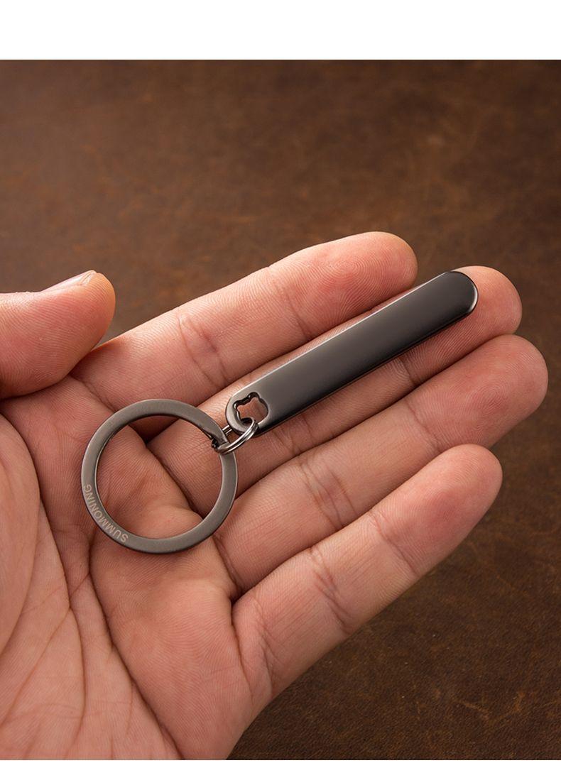 [Tarjeta de letras] Número de letras anti-perdido personalizado llavero de marca anillo de cadena de coche personalizado creativo adornos de pareja