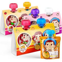 不二家吸吸果冻可吸果肉饮料儿童节幼儿园奖励2枚组合装零食果汁