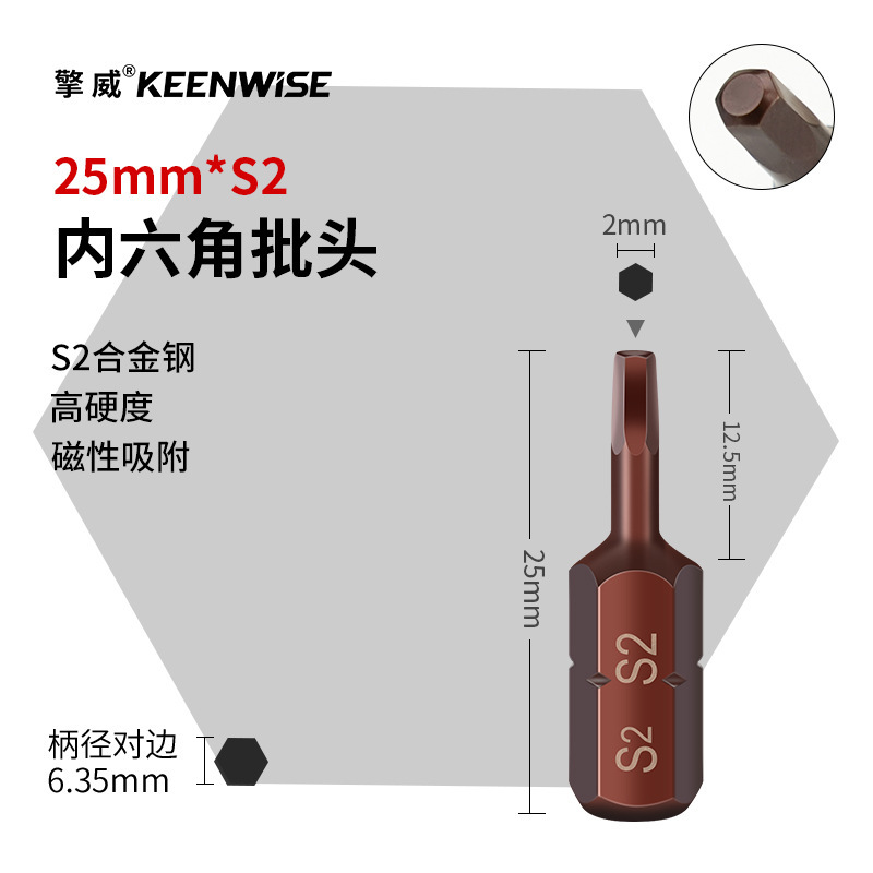 十字短批头套装超短内六角披头一字梅花带孔三角五星U型四方25mm|undefined
