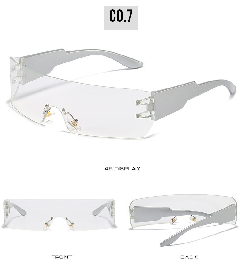 Title 12, Novos óculos de sol reflexivos coloridos da mod...