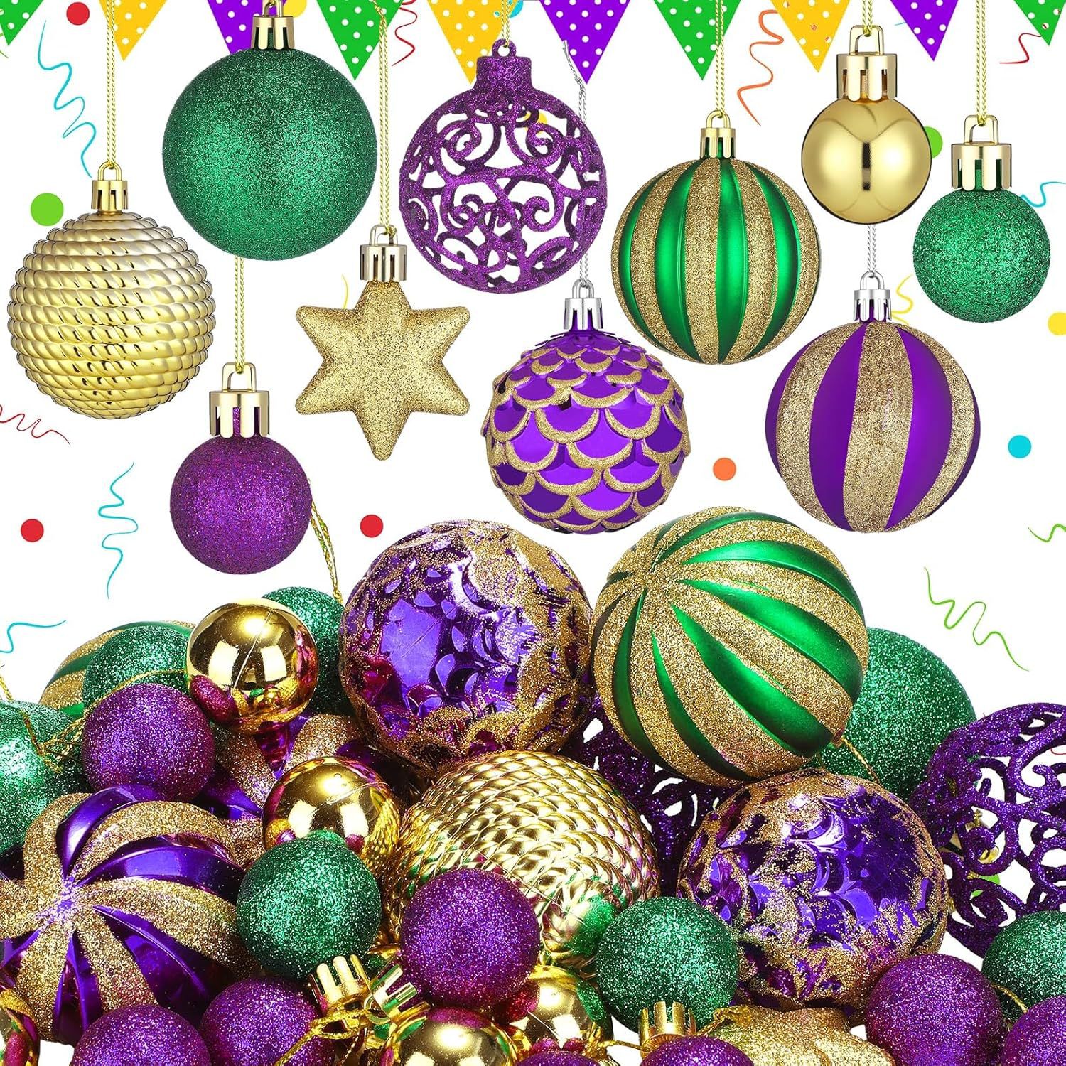 Cross-border new carnival decoration supplies 42pcs gift box…