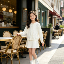 2026新款女童针织开衫春秋空调衫春夏装长袖儿童毛衣外套大童上衣