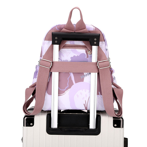 Wholesale women's backpack  new style fresh and sweet Oxford cloth backpack fashion casual lightweight travel school bag