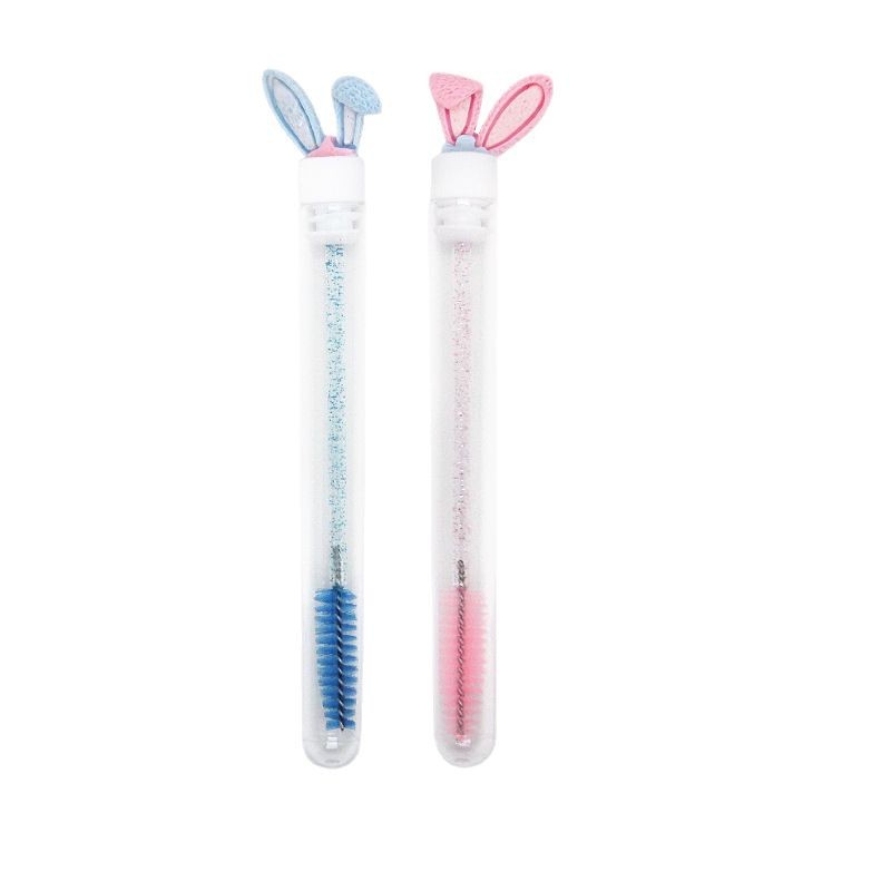 Cepillo de pestañas de comercio exterior cepillo de pestañas desechable cepillo de tubo de ensayo cepillo de barra de cristal cepillo de maquillaje cepillo de pestañas especial para pestañas