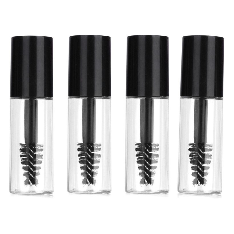 En stock 3ml rimel tubo crecimiento líquido mini muestra brillo de labios tubo embalaje sub-botella Lipglosstubo