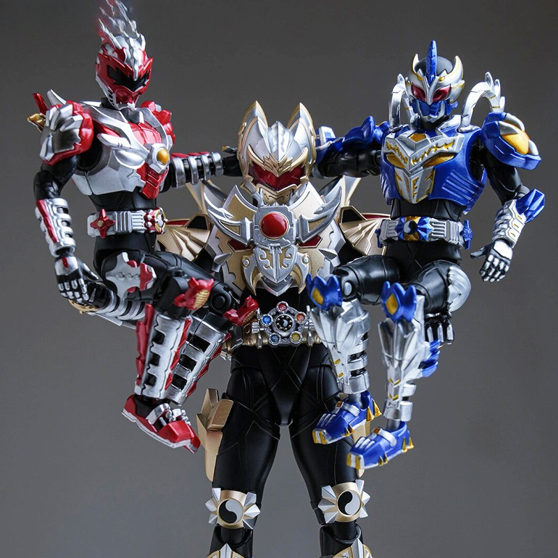 本物の鎧戦士フィギュアインペリアルマンおもちゃ炎龍マン組み立てアクションフィギュア刑天モデル飛影少年|undefined