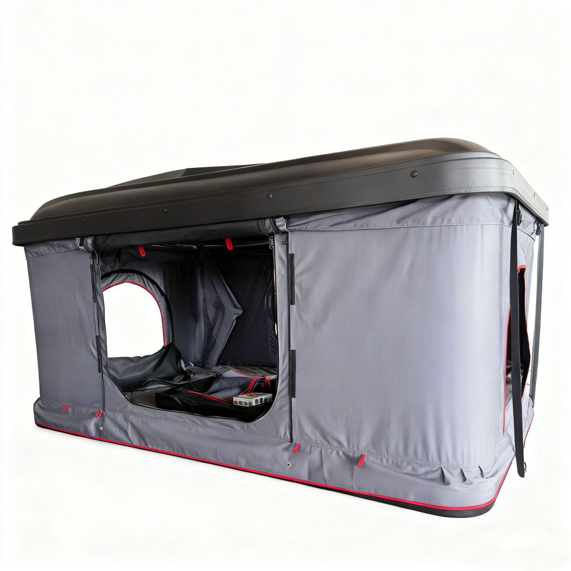 Elevación automática de plástico de plástico de absorción de plástico camping al aire libre lluvia protección solar helicóptero techo de carpa