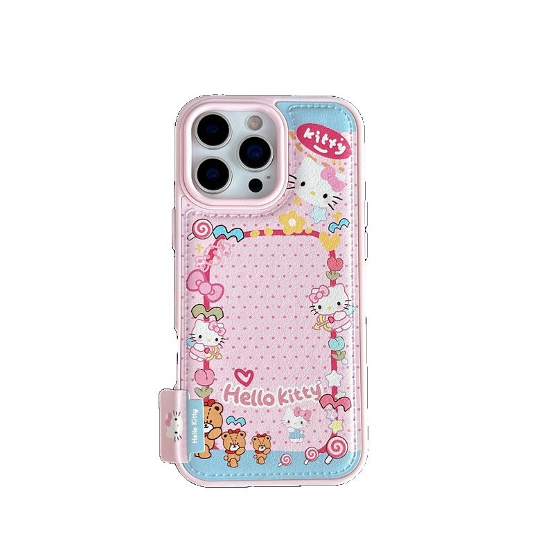 粉底波点小熊射箭KT适用iPhone17苹果16ProMax/15/14手机壳少女心|undefined