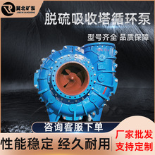 脱硫吸收塔循环泵厂家批发火电厂脱硫净化抗磨耐腐循环渣浆泵