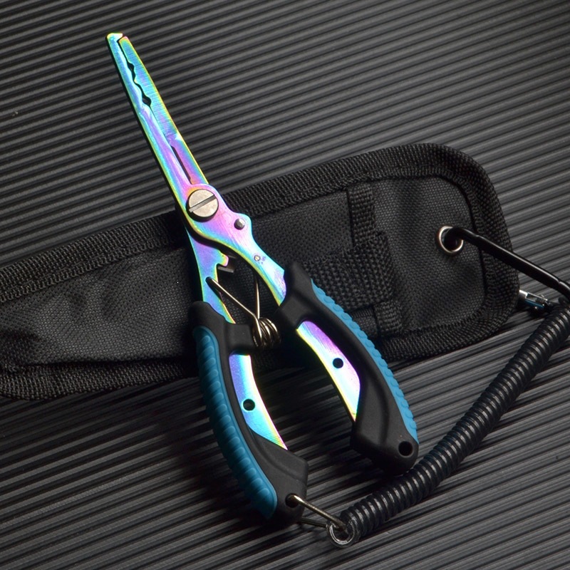 Multi-functional fishing pliers, portable fish control pliers, fish hook remover, fishing tool, PE fishing line cutter
