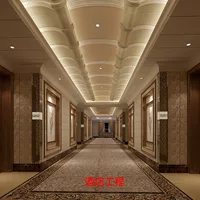 Foshan Engineering Бамбуковая и Древесная панель Офисное здание Гостиница Офисная Офисная Офисная Стеновая панель Быстрая Стеновая панель Декоративная