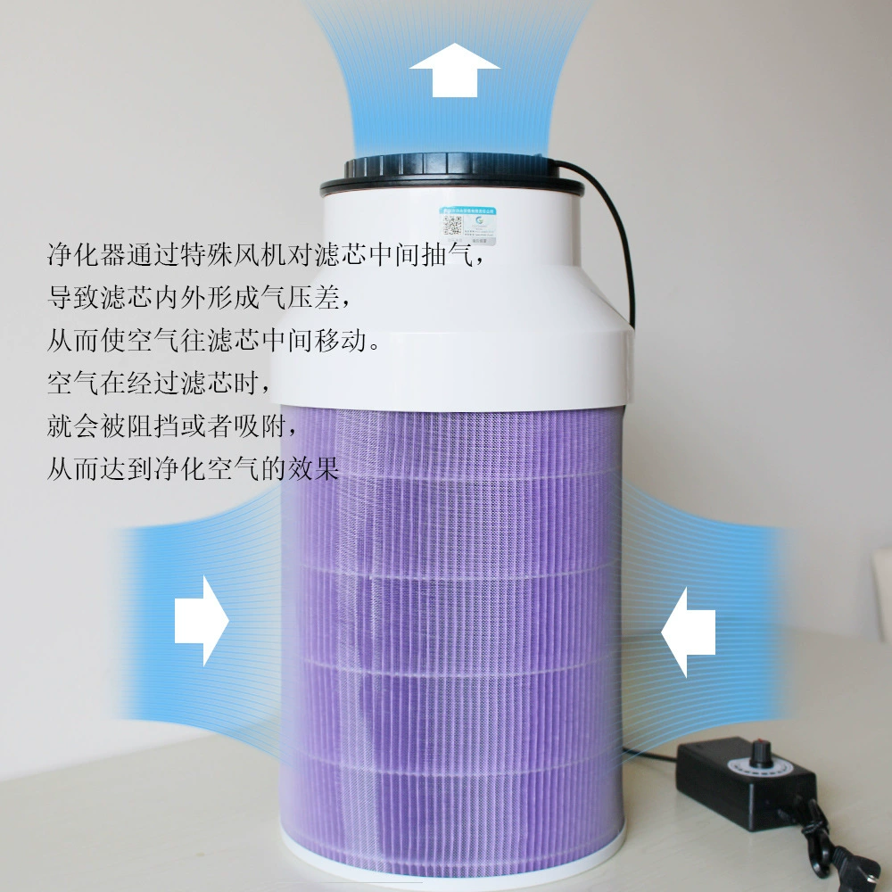 62W Жесткий Diy воздушный очиститель Homemade формальдегид удаление пыли волос домашних животных удаляет дым PM2.5