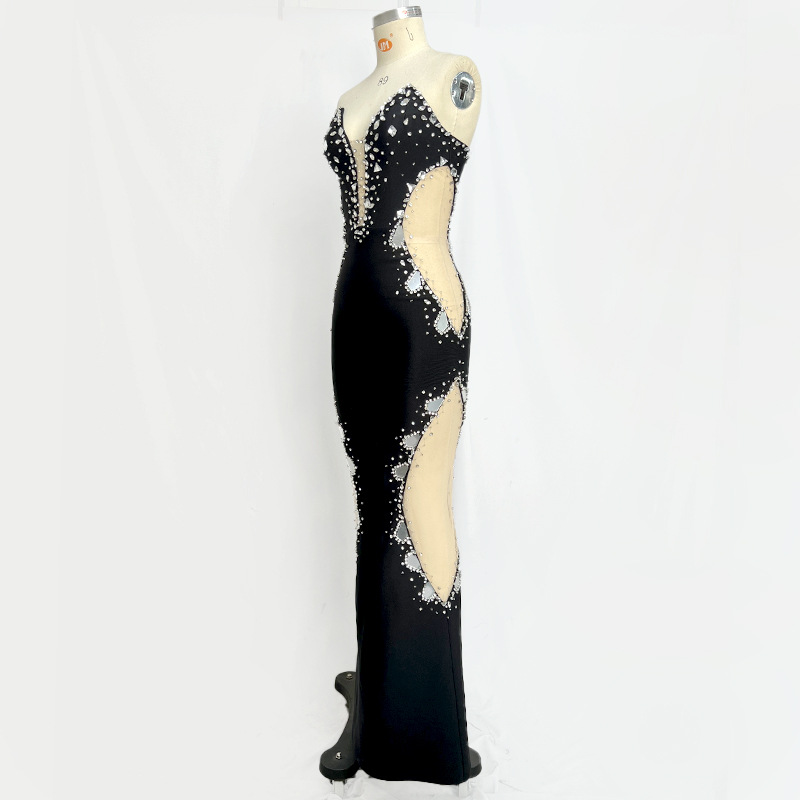 Odzież damska Sukienka bandażowa Sukienki wieczorowe Sukienki bandażowe_voghion.com