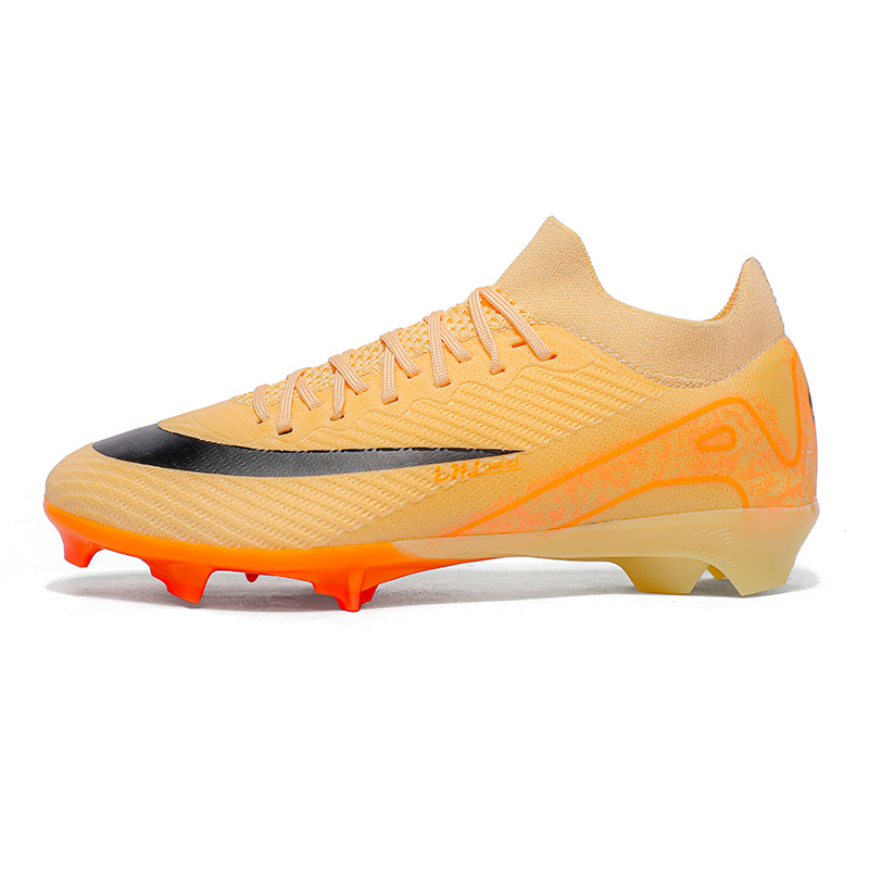 2025 nuevos zapatos de fútbol transfronterizos para hombres y mujeres de baja altura estudiantes de competición del campus zapatos de clavos cortos largos una generación de adolescentes