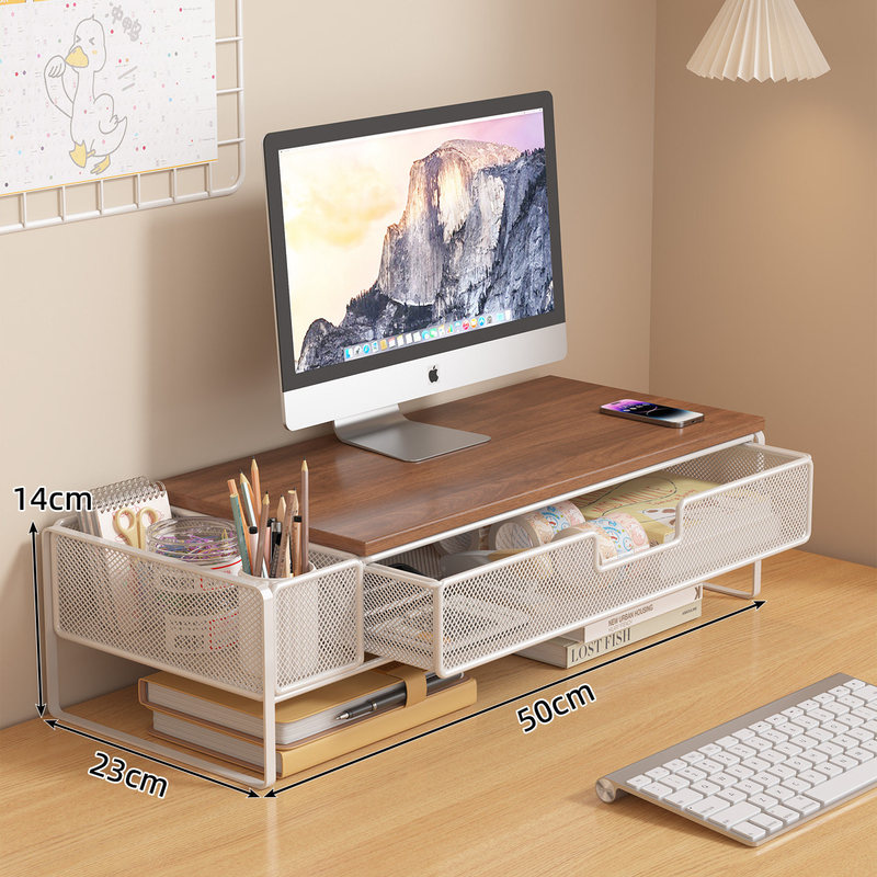 Computer height-adjustable stand for office desk, multi-purpose monitor stand, new desktop storage rack, laptop keyboard stand Computer height-adjustable stand for office desk, multi-purpose monitor stand, new desktop storage rack, laptop keyboard stand