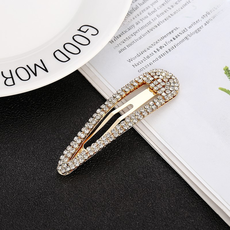 Strass Haarspangen Und Clips Wassertropfen Metall Haarschmuck_voghion.com