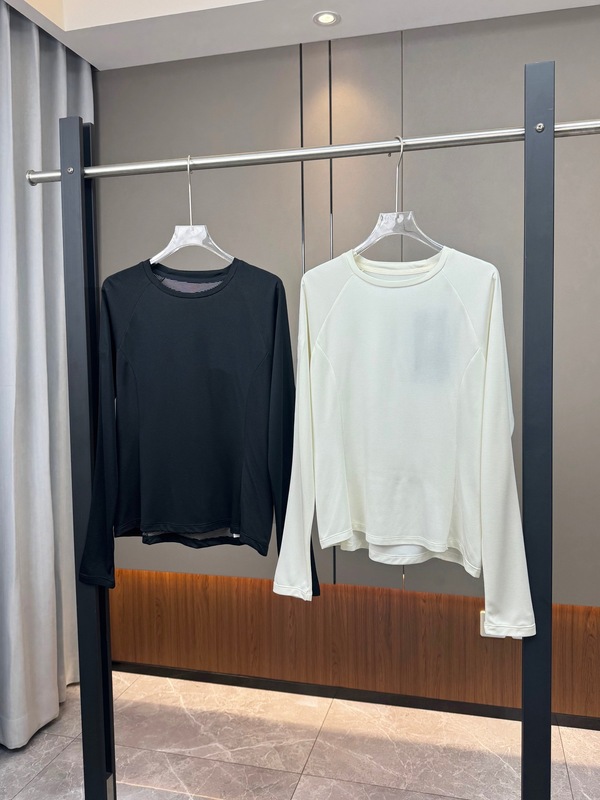 2329 凯家秋季新款户外运动休闲速干功能性女士圆领长袖T恤打底衫|undefined
