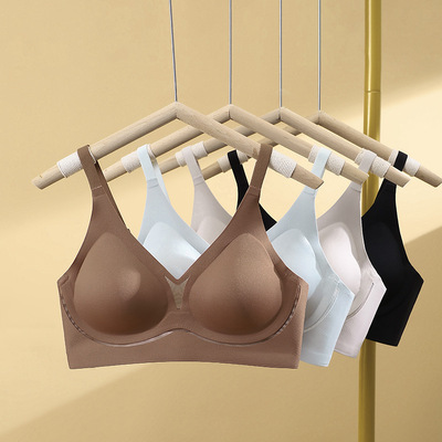 3D立體镂空設計提拉型零感無痕內衣無鋼圈文胸聚攏舒適時尚百搭