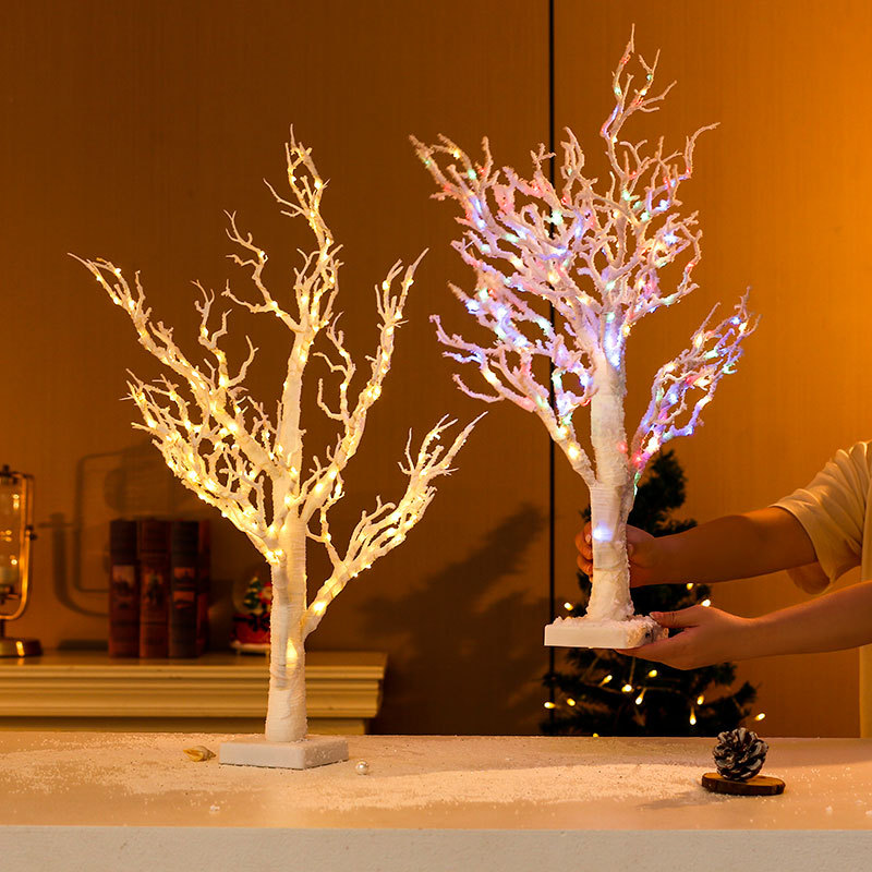 Nuevo 65cmPVC luminoso árbol de navidad decoración decoración de navidad ventana escritorio árbol de navidad adorno