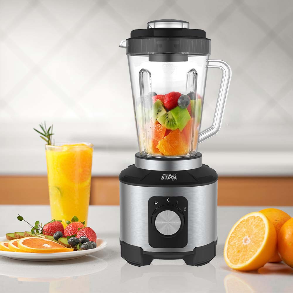 Winningstar cross-border 1.8L cuchillo de seis hojas acero inoxidable multifunción máquina de cocción de rotura de paredes exprimidor seis en uno