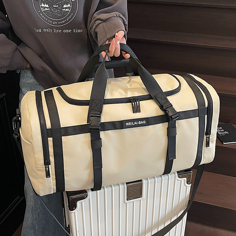 Bolsa de viaje de gran capacidad al aire libre de corta distancia separación seca y húmeda bolsa deportiva de acondicionamiento físico portátil bolsa de almacenamiento de entrenamiento de moda ligera