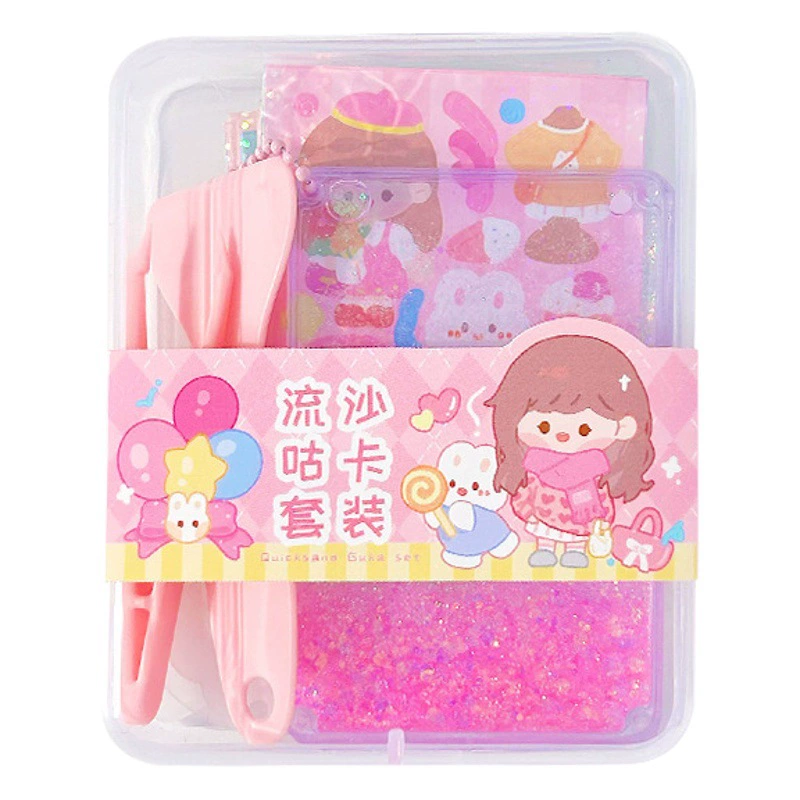 Милый костюм для карт Goo детская игрушка тарелка Goo карта кирпич полный набор девушка DIY дневник костюм креативные наклейки на карты goo