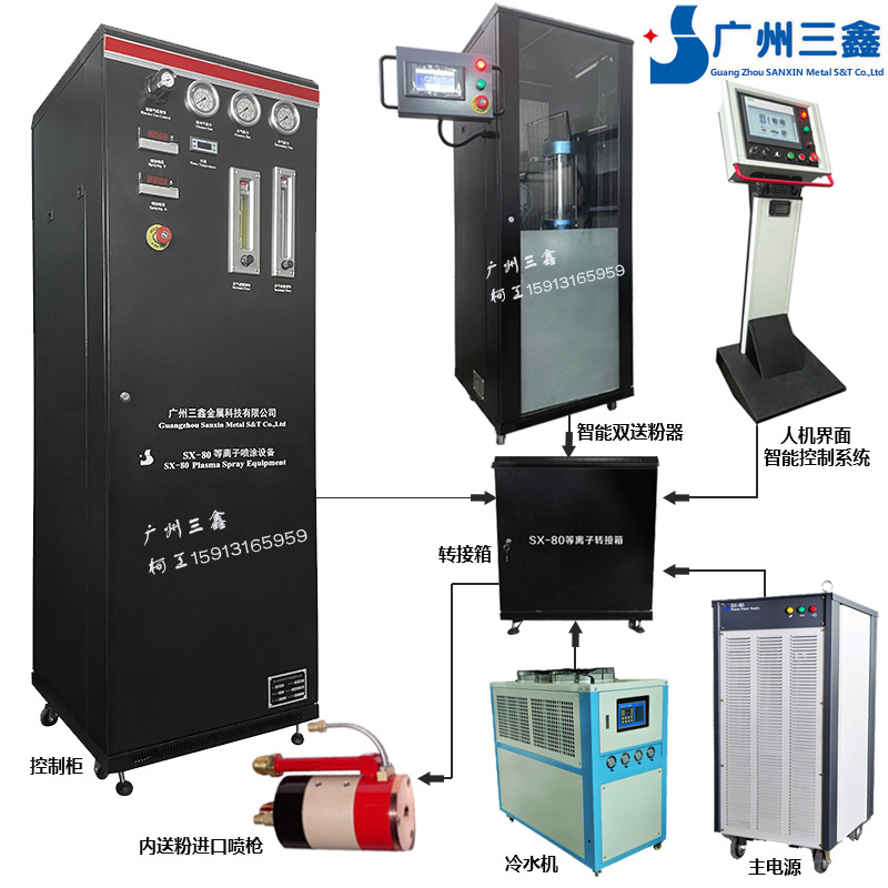 等离子喷涂氧化锆涂层 石墨舟皿 等离子火焰喷涂设备 热喷涂机