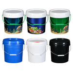 厂家批发10L塑料桶圆桶塑料分样样桶10L涂料桶10L-20L