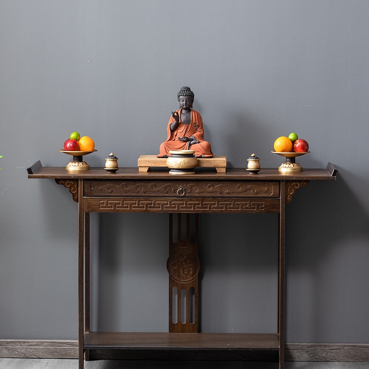 New Chinese-Style Altar Table for Offering Incense, Economical Main Altar Table for Home Use, Offering Table for Worship, Entrance Table
