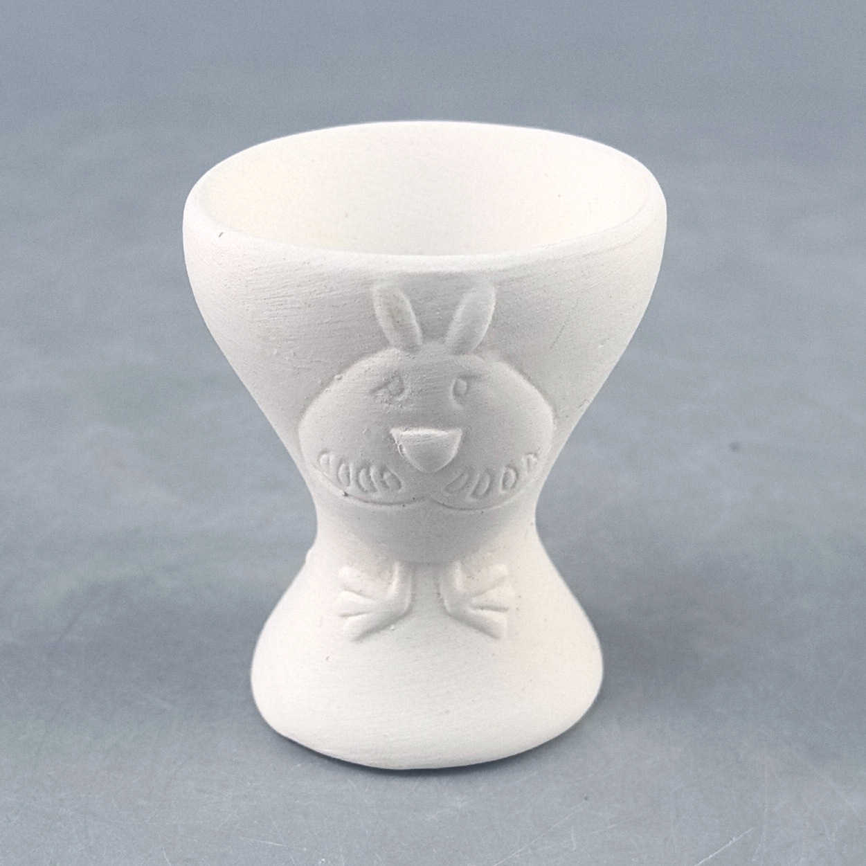 Conjunto de Pascua 4 taza de huevo de cerámica para colorear juguete blanco en blanco DIY rompecabezas de acrílico para colorear graffiti bandeja de huevo