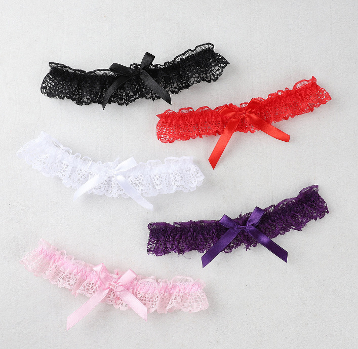 Lace princess style thigh ring sexy Garter accessories neck ring leg cover bridal wedding dress leg flower