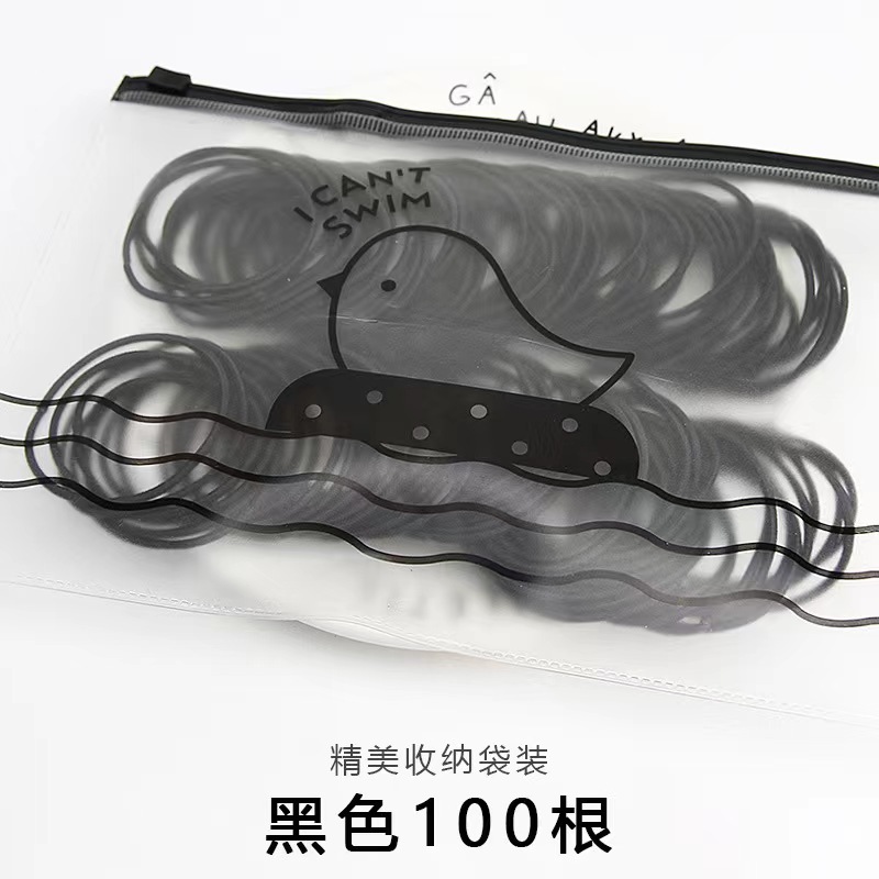 Japonés y coreano simple banda de goma sin costura no daña el pelo cuerda de pelo de la muchacha Corea del Sur accesorios de pelo de bebé corbata banda de goma