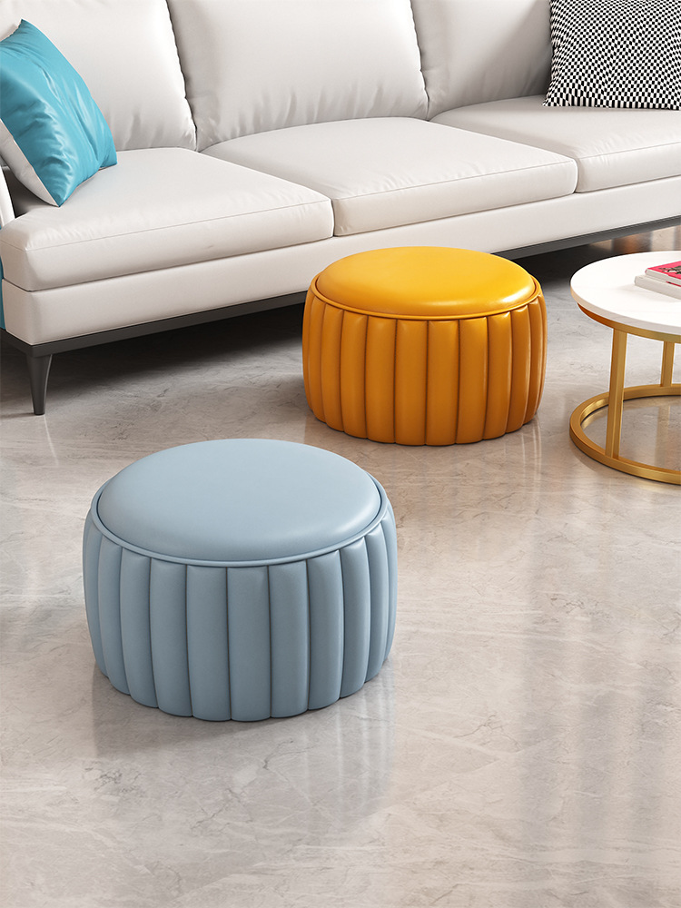 Low stool home sofa replacement shoe stool modern minimalist stool living room coffee table solid wood stool small wholesale children's entryway