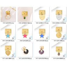 现货模块DIY新青年金色吊坠意大利模块手链 钛钢焊接挂钩百搭手镯