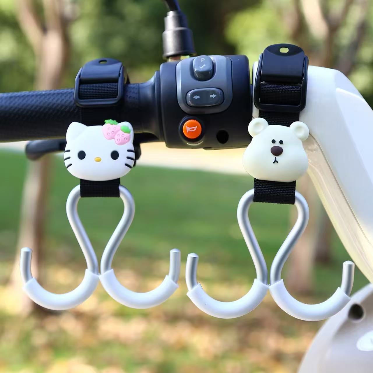 Universal Front-Mounted Heavy-Duty Hook for Electric Vehicles, Motorcycles, Bicycles, and Helmets