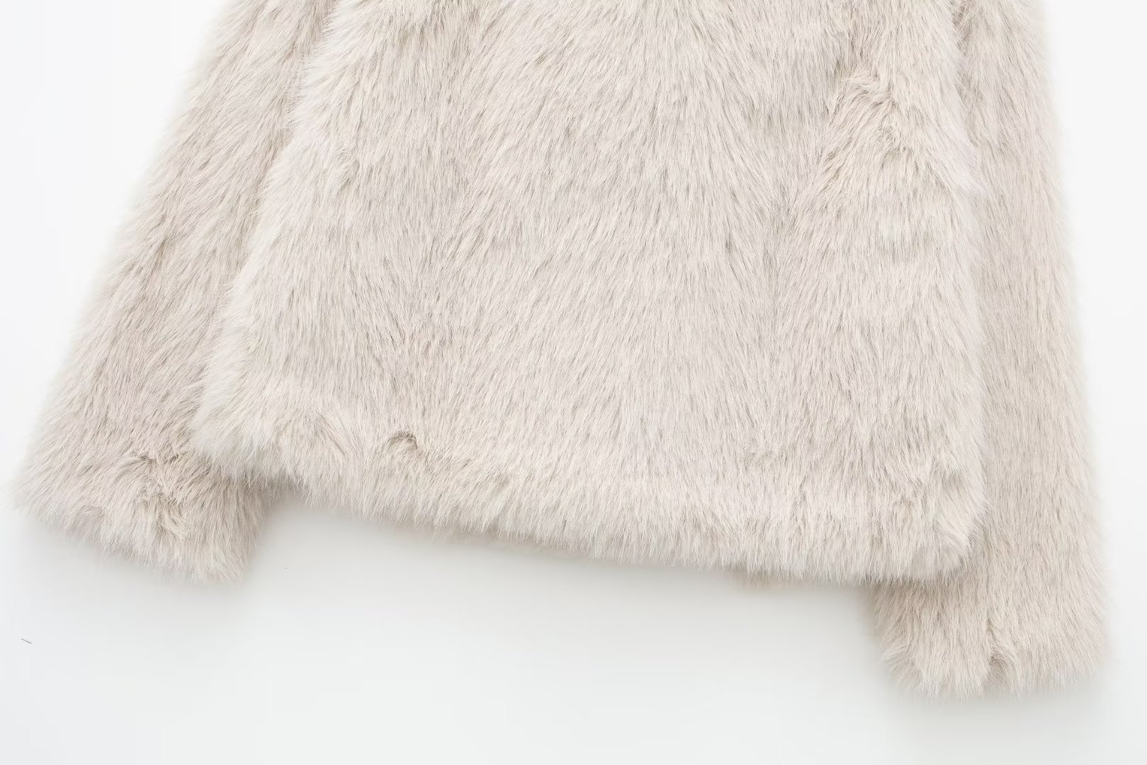1330g Weight Faux Fur Coat Outerwear Type Long Sleeve Sleeve Length Single Breasted Placket Type Polyester Fabric Type Long Top Length Coat Tops Type Holiday Occasion Turndown Neckline Loose Fit Type Solid Color Pattern Winter, Autumn Season Women's Gender Pocket Design Elegant, Streetwear Style Women's Elegant Streetwear Solid Color Pocket Single Breasted Coat Faux Fur Coat 20